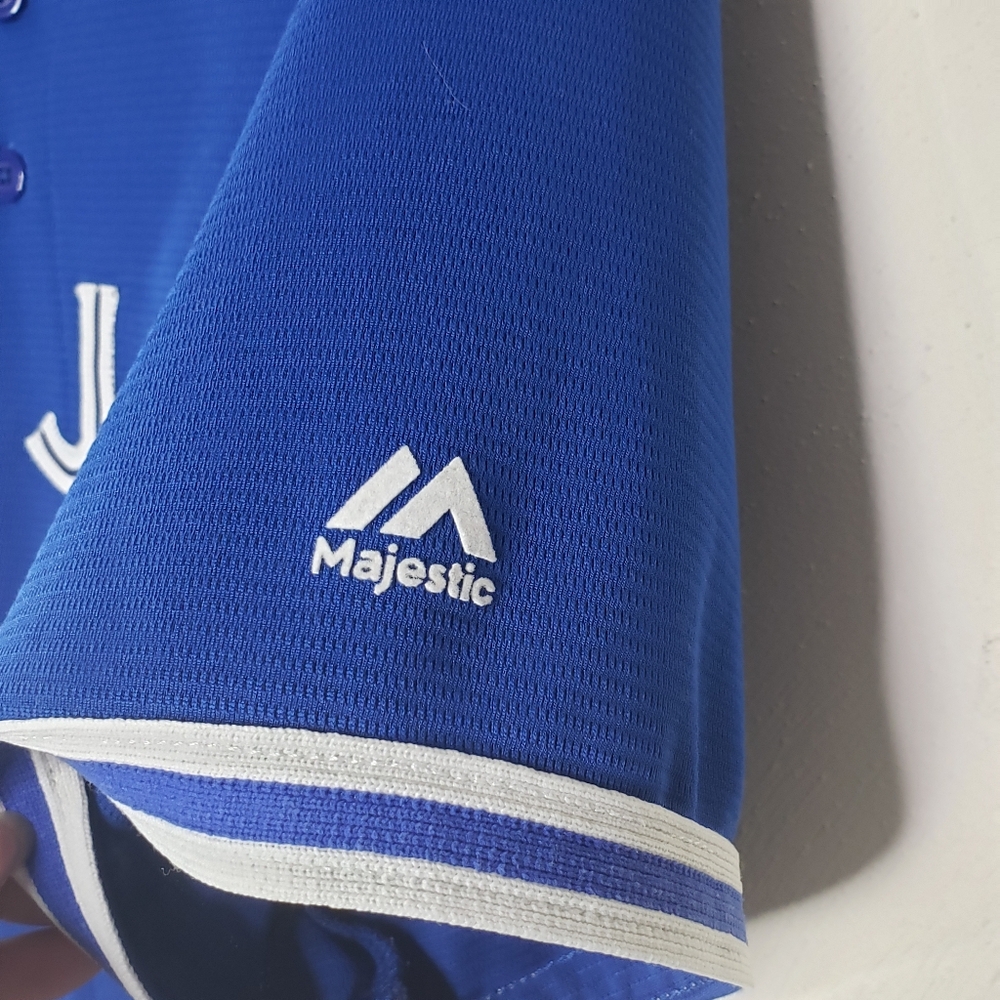 Majestic MLB Genuine Merch Toronto Blue Jays Bautista Jersey Size Medium - Picture 5 of 9